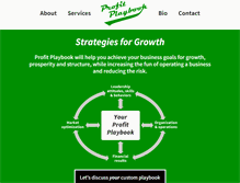 Tablet Screenshot of profitplaybook.com